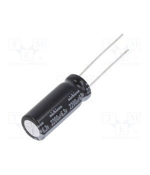 UHE0J222MPD1TD Capacitor: electrolytic; low ESR; THT; 2200uF; 6.3VDC; Ø10x25mm es84yoBmOGNA35dJrFk1f9lBMUvvEzifkLpdYy4EOik