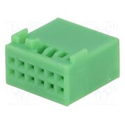 800003 Connector housing; plug; Quadlock; PIN: 12; VW 2011->; green RQ4VqohWI2zKV4_kYgJbGzacXIuwCwf2YUfPQc6ACUA