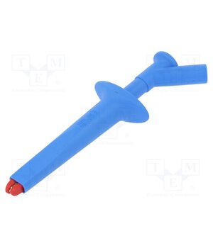 66.9474-23 Clip-on probe; crocodile; 16A; blue; Contacts: brass; 1kV; 4mm gr3ZvE0x8cZnqxOlaTDZykOUUxR4bOPvMSWTajv1Z-A