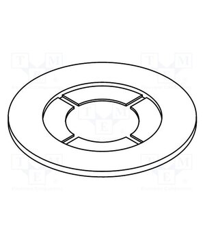 2248 Washer; round; D=9.9mm; h=0.81mm; polyamide sk-b7bOnLovpWImgZ896iBV7JlJ0bu8Smkv12nrkqs8