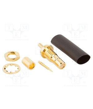 142231 Connector: SMB; socket; male; straight; 50Ω; soldering,crimped 5aUVmHLp0rJRWq2HX4iIoWfyC5r6ZRklXhAUV7NlJvs