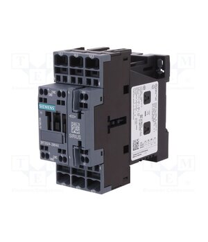 3RT2024-2BB40 Contactor: 3-pole; NO x3; Auxiliary contacts: NO + NC; 24VDC; 12A z8IbaPP90hcsYlbe9YC0DObNxSlw4TCet2Dj9mDlaps