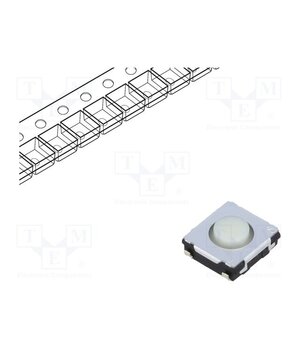 EVQQ2W02W Microswitch TACT; SPST; Pos: 2; 0.02A/15VDC; SMT; none; 2.6N; 2.5mm QxjSZVpn-2f8flXEERzxewQK7WivauYdVUXmSTHheUc