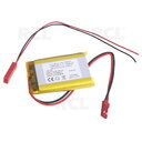 RECHARGEABLE BATTERY Li-Po 3.7V 550mAh 8x34x50mm with JST connector