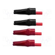 010016 Crocodile clip; 10A; black,red; 4mm; Plating: nickel plated; 4set dWlqrp0H7zxWLiweqKv6PxMXG60NEMlQaUjd0PARE08