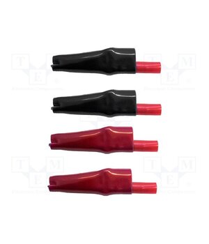 010016 Crocodile clip; 10A; black,red; 4mm; Plating: nickel plated; 4set dWlqrp0H7zxWLiweqKv6PxMXG60NEMlQaUjd0PARE08