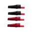 010016 Crocodile clip; 10A; black,red; 4mm; Plating: nickel plated; 4set dWlqrp0H7zxWLiweqKv6PxMXG60NEMlQaUjd0PARE08