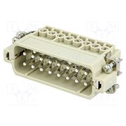 09200162613 Connector: HDC; contact insert; male; 16A; 250V; Han® A; PIN: 16 ydTswiJOmZh7BI7Jcw7s35dojRll7vaGivae40KvkPQ