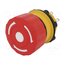 LAS1-A22Y-11TSB Switch: emergency stop; 22mm; Stabl.pos: 2; NC + NO; red; IP65 MV0jcChj5HX-K8rYULHuUtycMGXzo7Qtb7d5VHDnpQU