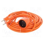 W-96983 Extension lead; 3G1.5mm2; 10m; PVC; orange; Sockets no: 1; 16A eQD_5ec2Mv9eYoF3qcHDFZZeuzk3QgNI4x6Eyzwhpp0