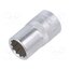 T4690M 14 Socket; 12-angles,socket spanner; 14mm; 1/2"; Plating: chromium Nm4ODA0gggpx0aCel6sOP9reoO4gjmP7WHSqFFN7n0k
