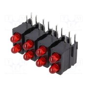 1801.4423 LED; in housing; 2.8mm; No.of diodes: 8; red; 20mA; 60°; 1.2÷4mcd g6ca2lj9pDzM7WIJaPMGwJJ9UX4aImc3DmJQjCHTF1M