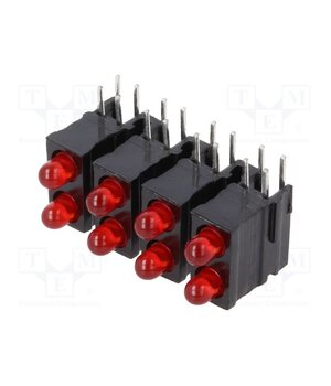 1801.4423 LED; in housing; 2.8mm; No.of diodes: 8; red; 20mA; 60°; 1.2÷4mcd g6ca2lj9pDzM7WIJaPMGwJJ9UX4aImc3DmJQjCHTF1M