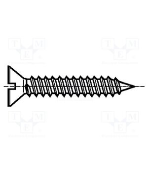 1373013 Screw; 2.2x16; Head: countersunk; slotted; 0.6mm; hardened steel q8xqj09zrmkLnc0xd0O4xHAWDENp0Hhk_gt4olSkWcs
