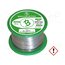 ECO1 B2.1 0,7MM 100G Tin; lead free; Sn99,3Cu0,7; 0.7mm; 0.1kg; reel; 220°C; Flux: SW26 RDwH4xN7JHFgQx4hsg490ZaLr966hfyXRcIDi8zSatQ