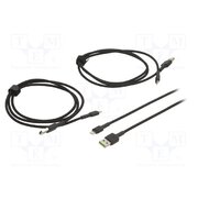 KABGCSET05 Cable; USB 2.0; Apple Lightning plug,USB A plug; black; 480Mbps qUzn8L2FzJsT1F4RSp-qV3alHNsrmFjhZu9fuHEOw7o
