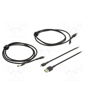 KABGCSET05 Cable; USB 2.0; Apple Lightning plug,USB A plug; black; 480Mbps qUzn8L2FzJsT1F4RSp-qV3alHNsrmFjhZu9fuHEOw7o