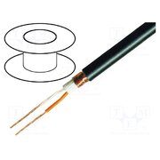 C114 BLACK Wire: microphone cable; 2x0.25mm2; black; OFC; -15÷70°C wxZuAthOhkPpw_lywhW4NJUjT_AlBv2PMYjeVUPMRyI