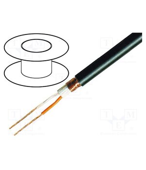 C114 BLACK Wire: microphone cable; 2x0.25mm2; black; OFC; -15÷70°C wxZuAthOhkPpw_lywhW4NJUjT_AlBv2PMYjeVUPMRyI