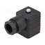 932109100 GDM 3011 J SCHWARZ Connector: valve connector; plug; form A; 18mm; female; PIN: 4; 16A rWeKqQOHhZEKvtEZ43oB9prSR8SeFCI5GM__G6VX7eo