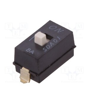 SDA01H1SBD Switch: DIP-SWITCH; Poles number: 1; OFF-ON; 0.025A/24VDC; Pos: 2 yHP9Q-3ncE_h9NmWM0VKOas2FlXvXjpxv2p5PT9RFB4