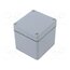 GRJ-04 GY Enclosure: multipurpose; X: 75mm; Y: 80mm; Z: 75mm; polyester; grey 1i4z0GeH0EZF1XPlIfEWwVrvpjc2CPCDWcRlxaelpxE