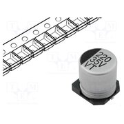 CE220/35-SMDHT Capacitor: electrolytic; SMD; 220uF; 35VDC; Ø10x10.5mm; ±20%; 2000h z-CiDYABSx69a7w1AGSPK7JkuS7EyfWIKD7IpYTneCY