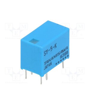 SY-5-K Relay: electromagnetic; SPDT; Ucoil: 5VDC; 2A; 0.5A/120VAC; SY; PCB psvFiV91gz5ljzph1O3Q3p2vB5LBMJ3Ivj509gnb4Cc