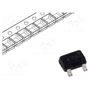 BC847BW-AU_R1_000A1 Transistor: NPN; bipolar; 45V; 0.1A; 0.25W; SOT323 LyYOk5gyYZEujWl2sPvs7n1yqYU2AhOxjgwXHrv18Hw