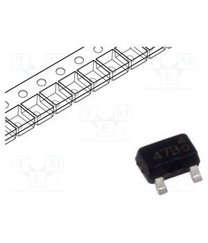BC847BW-AU_R1_000A1 Transistor: NPN; bipolar; 45V; 0.1A; 0.25W; SOT323 LyYOk5gyYZEujWl2sPvs7n1yqYU2AhOxjgwXHrv18Hw