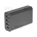 Wall Charger 4-Outputs 8 A USB, 2.4A