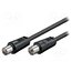 11723 Cable; 5m; coaxial 9.5mm socket,coaxial 9.5mm plug; black; 75Ω uEkaf1IWYyxRmx8ygrN49uUrMQ18B98dJVfjFbmWmxE