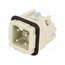 09200032611 Connector: HDC; contact insert; male; 10A; 250V; Han® A; PIN: 4; 3+PE Ty-MRWUInCubfgHu3pCzcazXJRylao-i838DADZ92WI