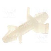 CS-0610 PCB distance; polyamide; L: 9.6mm; snap fastener; natural; UL94V-2 -nRkCNHCmfLs2yw9aC19ZP7fJRanATbm0W1Y8S5lmd8