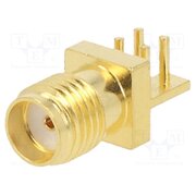 BU-1420761811 Connector: SMA; socket; female; card edge; angled; 50Ω; SMT,THT XIbMtjSK6eR97G9zM2AVAxci92c4CtxdFL-dHWKwrEM
