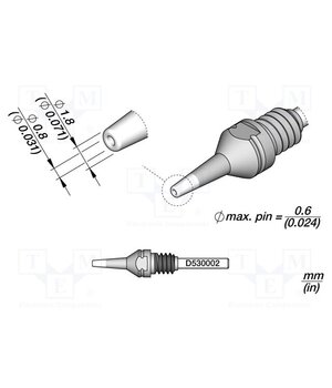 D530002 Tip: for desoldering irons; 1.8x0.8mm Ld8Wi1i1lbaFXAZfugVwegBVKbZsSR0S5CZpKR9BTuc