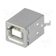 USBB-BV Connector: USB B; socket; THT; straight _XoSl6Z6bsOgX1BHliW838-jlpCNInf5d0zFMazxCR4