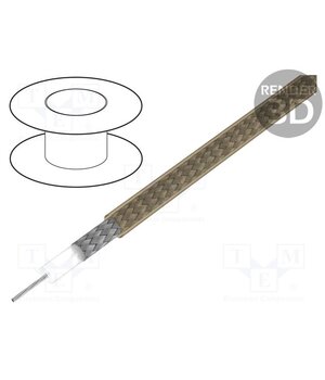 40009 Wire: coaxial; RG180B/U; stranded; CCS; FEP; brown or white; 3.7mm i791pacmDiA3JDG0ibnsoCtkUfxnlaaR27Sktn_wzEA