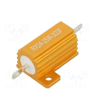 AHP25W-3R3F Resistor: wire-wound; with heatsink; 3.3Ω; 25W; ±1%; 50ppm/°C tnkTp1PBoz-muo0j9jZzEjuVb8044UsEGpIctoGlgqk