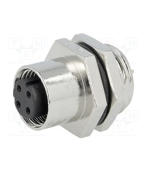 M12D-04PFFS-SH8001 Connector: M12; socket; PIN: 4; female; 250V; IP68; soldering; metal 5X4NXJxoJVDete3tp5wcWysadnAc50ep8S_8PhQwpl8