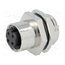 M12D-04PFFS-SH8001 Connector: M12; socket; PIN: 4; female; 250V; IP68; soldering; metal 5X4NXJxoJVDete3tp5wcWysadnAc50ep8S_8PhQwpl8