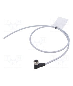 C21320000000015 Connector: M12; plug; female; PIN: 5; angled; cables; 1m UiBKlYJIY2LzzOs5k6s3mtOSnCCIlHxCtu00a7bFfis