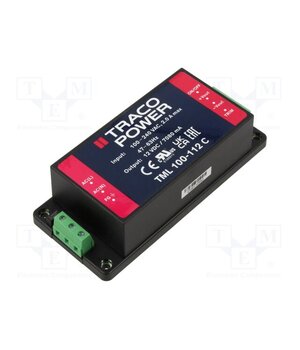 TML 100-112C Power supply: switching; for building in; 85W; 12VDC; 7080mA; 90% gU6gipY06h98G1P9re9vMR7odwZaECkghRdlKedjCMA