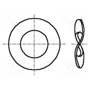 1227769 Washer; wave,spring; M3; D=8mm; h=0.5mm; spring bronze; DIN 137B sUhTW19pd8bhmK2m7JorLte9Z2LYuUbYAW9tmf4NfoM