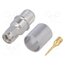 J01150A0588 Connector: SMA; plug; male; straight; 50Ω; crimped; for cable; PTFE Pw0tyaaah3eFXvapYfcKVkZRb-OBlDpl8xAhralPMYY