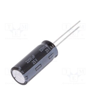 EEUFR1E222L Capacitor: electrolytic; low ESR; THT; 2200uF; 25VDC; Ø12.5x30mm wqwV_XNQOKAniHIbvBKyJGAJwGV2JigGhVhmBYXaHDs