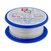 SCW-0.35/100 Silver plated copper wires; 0.35mm; 100g; Cu,silver plated; 160m TSSumHH874GfP-9fYmJoLcs31y2IipLISMMPo5hPLmY