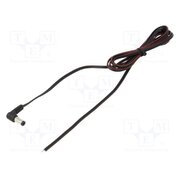 A21-TT-T035-150BK Cable; 2x0.35mm2; wires,DC 5,5/2,1 plug; angled; black; 1.5m J6mSlMIzwmXrmociAfpV2wLsKm7kyOA-m7ugO74Ml5o