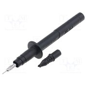 SPS 2381 NI / SW Measuring tip; 5A; 1kVDC; black; Socket size: 4mm; 5mΩ; L: 128mm jPxfJu6Cd5z6Gkf0rVavm50D7F6ekPfP3maHjwFvCwI