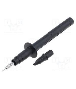 SPS 2381 NI / SW Measuring tip; 5A; 1kVDC; black; Socket size: 4mm; 5mΩ; L: 128mm jPxfJu6Cd5z6Gkf0rVavm50D7F6ekPfP3maHjwFvCwI